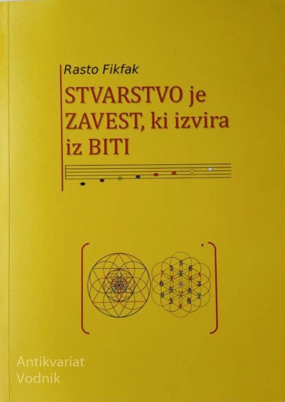STVARSTVO JE ZAVEST, KI IZVIRA IZ BITI Rasto Fikfak
