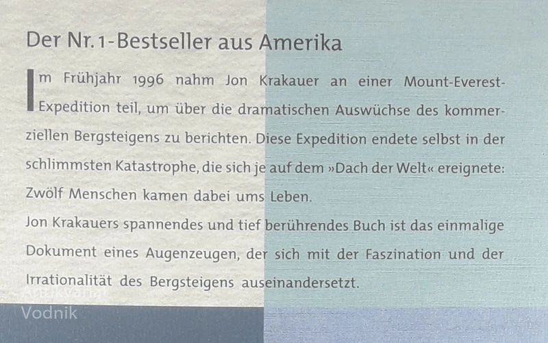 IN EISIGE HÖHEN, Jon Krakauer