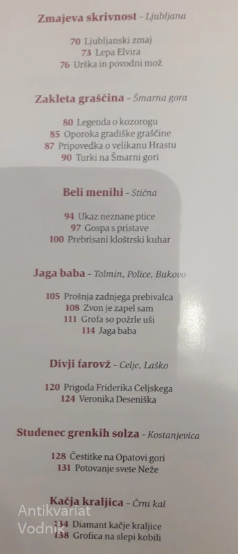 SLOVENSKI MITI IN LEGENDE, Polona Škrinjar