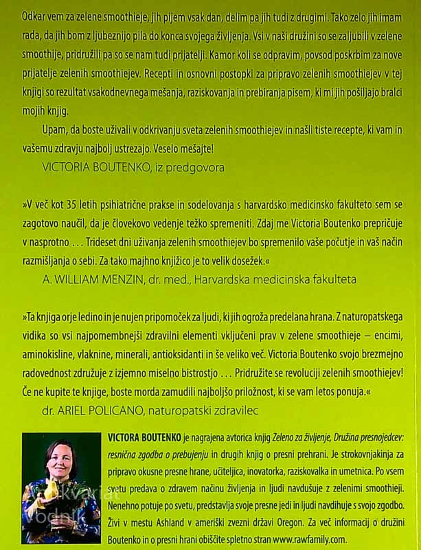 REVOLUCIJA ZELENIH SMOOTHIEJEV, Victoria Boutenko