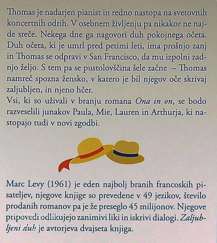 ZALJUBLJENI DUH, Marc Levy