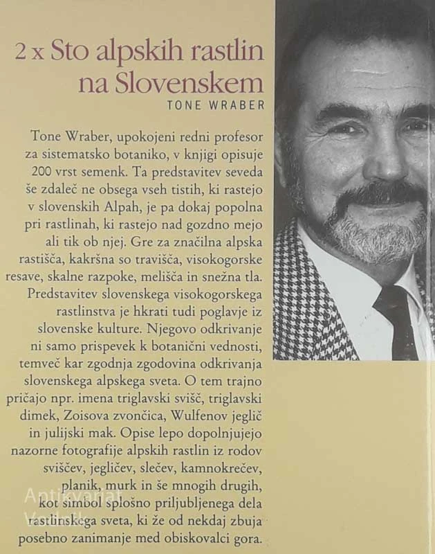 2X STO ALPSKIH RASTLIN NA SLOVENSKEM, Tone Wraber