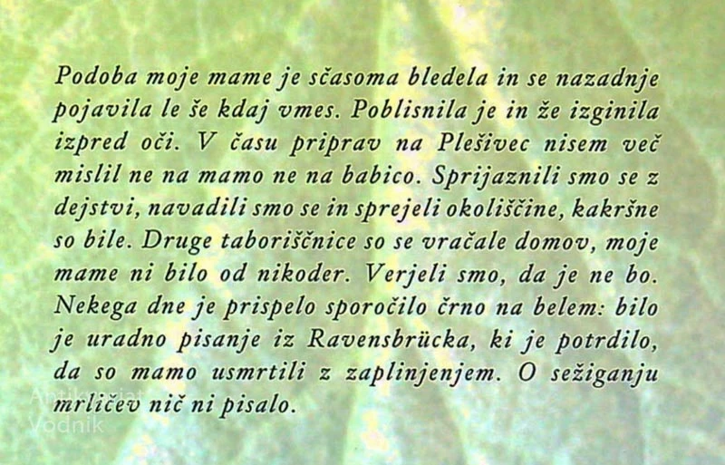 MRTVE STVARI, Florjan Lipuš