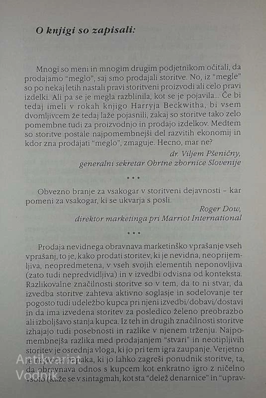 PRODAJA NEVIDNEGA, Harry Beckwith
