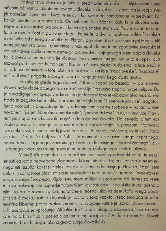 NEVARNOST BITI, Ivan Urbančič