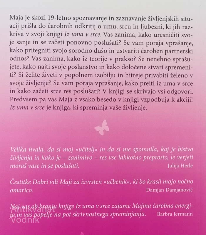 IZ UMA V SRCE, Dobra vila Maja – Maja Debevc