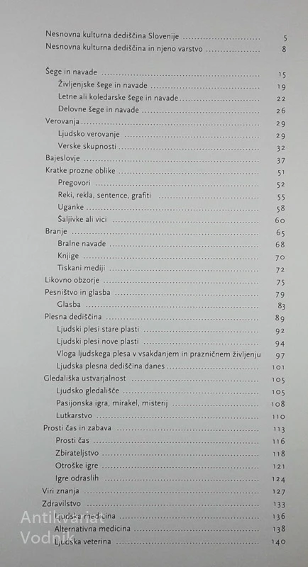 NESNOVNA KULTURNA DEDIŠČINA