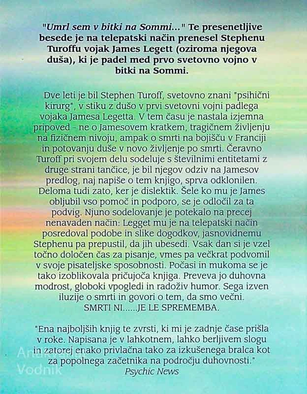 SEDEM KORAKOV DO VEČNOSTI, Stephen Turoff