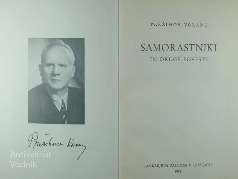 SAMORASTNIKI IN DRUGE POVESTI, Prežihov Voranc