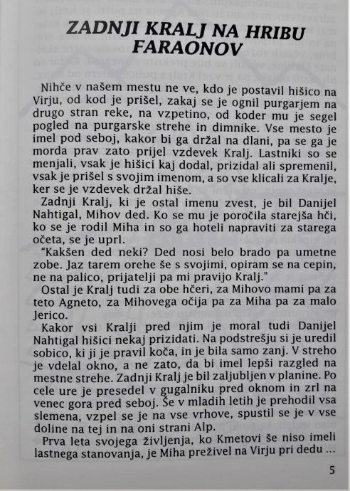 BOLEČINA ODRAŠČANJA, Ivo Zorman