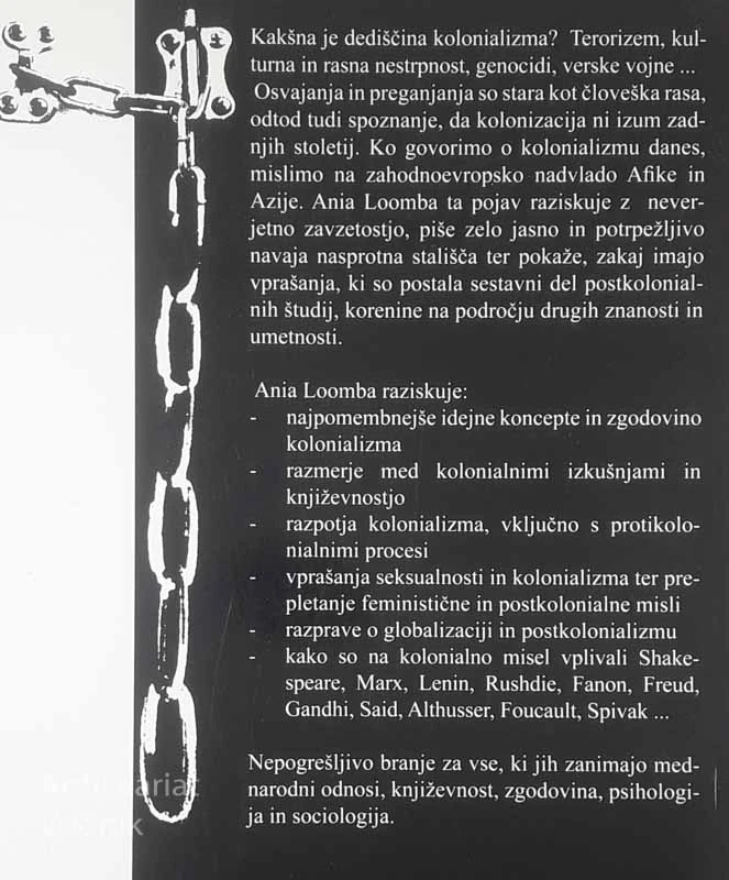 KOLONIALIZEM IN NEOKOLONIALIZEM, Ania Loomba