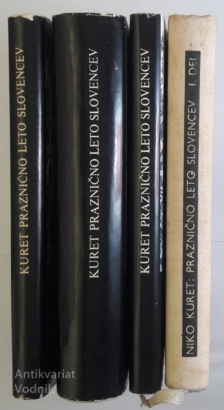 PRAZNIČNO LETO SLOVENCEV, komplet 4 delov, Niko Kuret