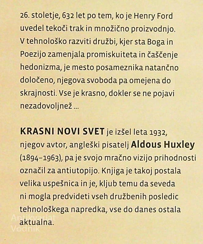 KRASNI NOVI SVET, Aldous Huxley