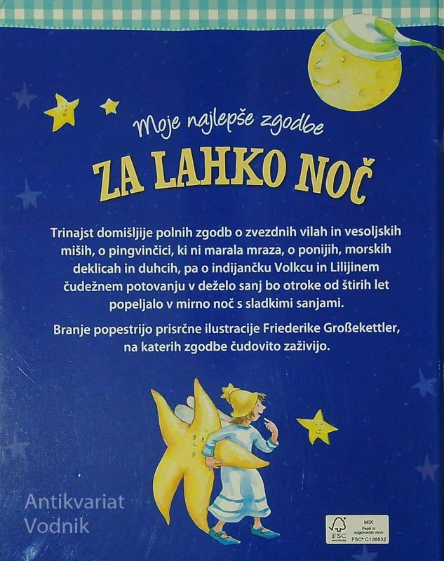 MOJE NAJLEPŠE ZGODBE ZA LAHKO NOČ, več avtoric (ilustrirala Friederike Grobekettler)
