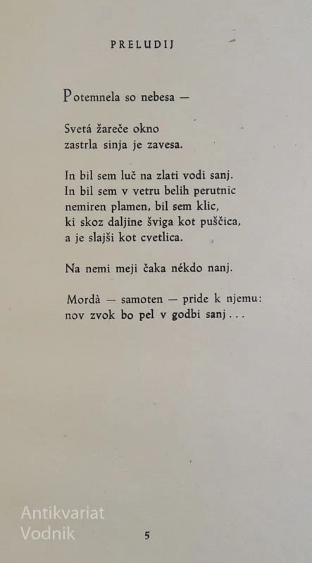 SREBRNI ROG, Anton Vodnik