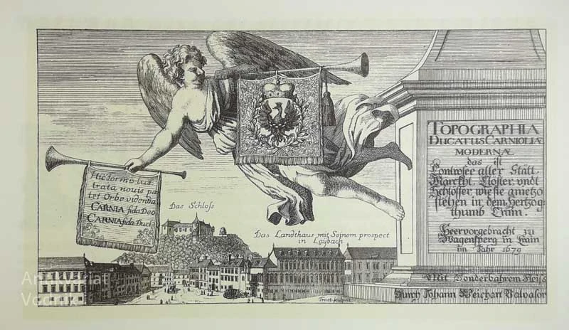 TOPOGRAFIJA DUCATUS CARNIOLIAE MODERAE, Janez Vajkard Valvasor