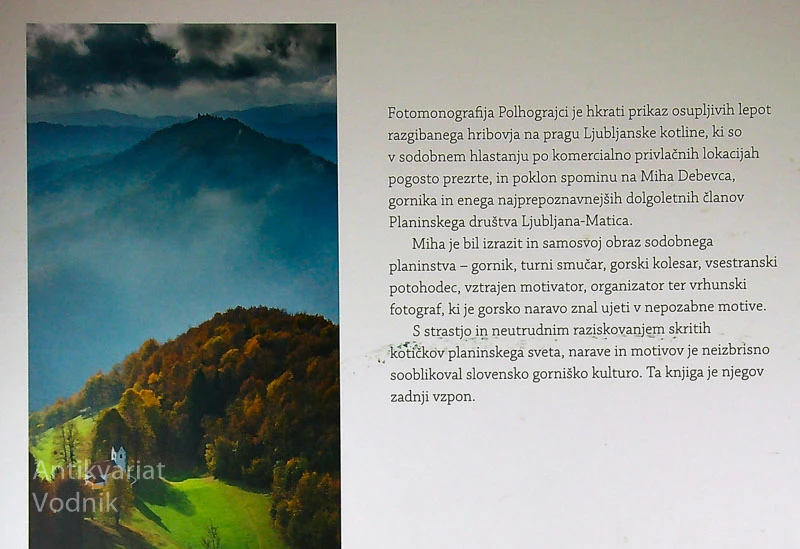 POLHOGRAJCI; PODOBE RAZGIBANEGA HRIBOVJA NA PRAGU PRESTOLNICE, Miha Debevc