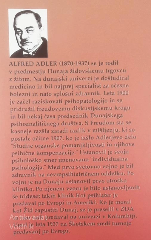 SMISEL ŽIVLJENJA, Alfred Adler