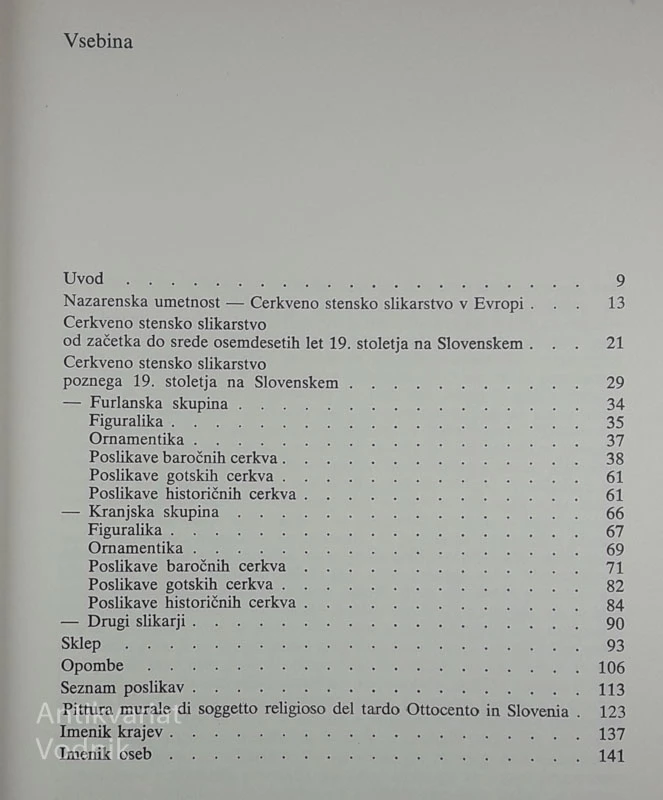 CERKVENO STENSKO SLIKARSTVO POZNEGA XIX. STOLETJA NA SLOVENSKEM, Andreja Žigon