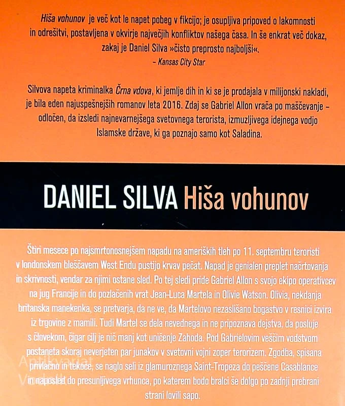 HIŠA VOHUNOV, Daniel Silva