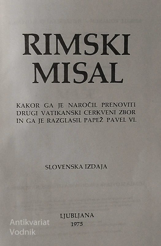 RIMSKI MISAL