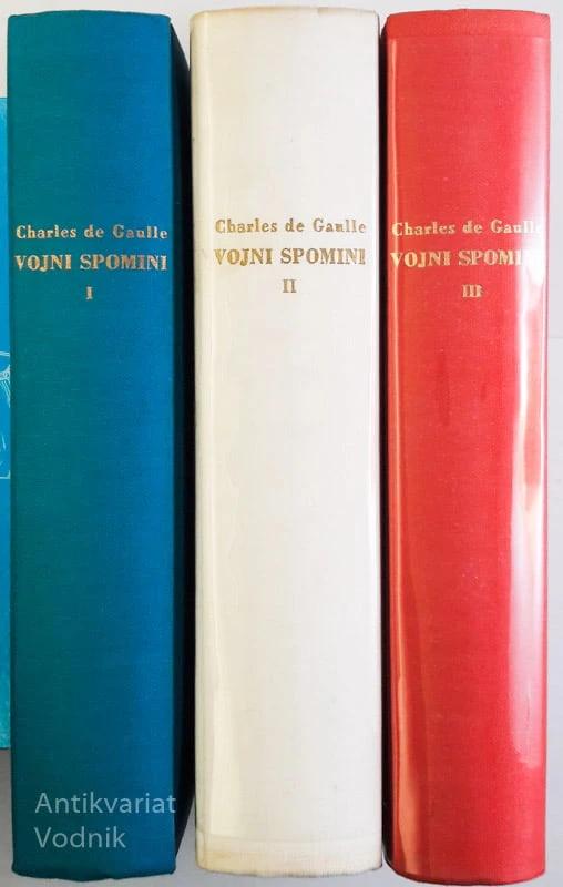 Charles de Gaulle, VOJNI SPOMINI I., II., III.
