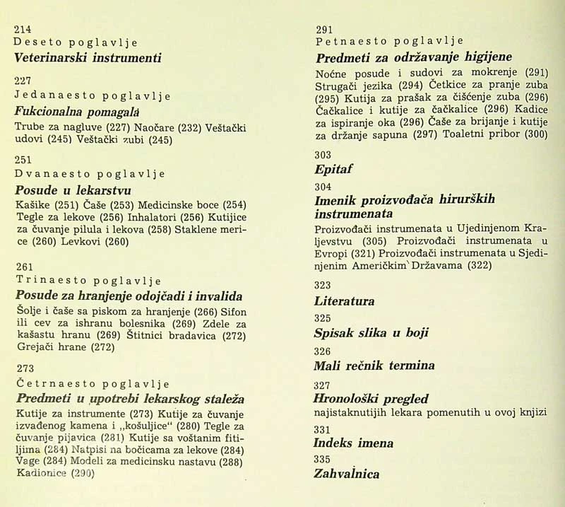 STARI MEDICINSKI INSTRUMENTI, Elisabeth Bennion