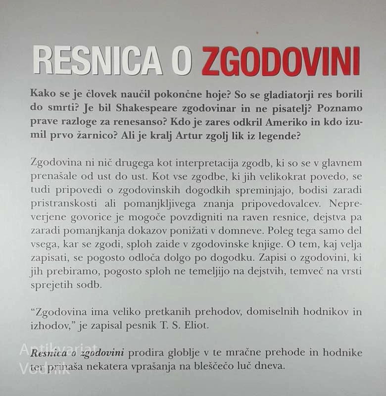 RESNICA O ZGODOVINI, več avtorjev