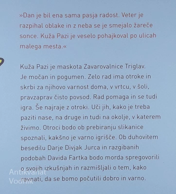 KUŽA PAZI REŠI IGRIŠČE, Darja Divjak Jurca