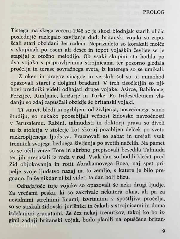 JERUZALEM, JERUZALEM, Larry Collins, D. Lapierre
