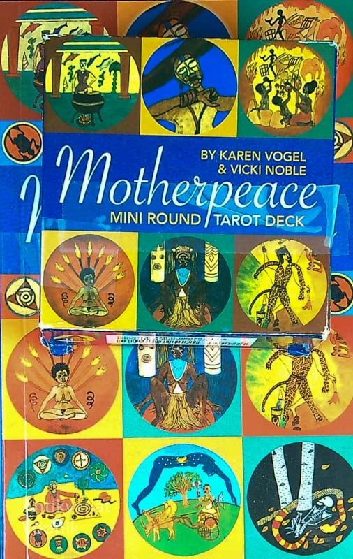 MOTHERPEACE; MINI ROUND TAROT DECK AND GUIDEBOOK