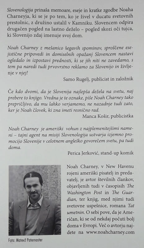 SLOVENOLOGIJA, Noah Charney