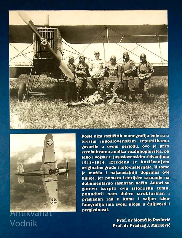 KRALJEVSKO VAZDUHOPLOVSTVO 1918-1944, več avtorjev (v srbohrvaščini)