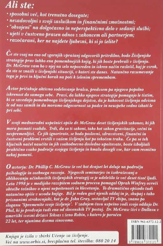 ŽIVLJENSKE STRATEGIJE, Dr. Phillip C. McGraw