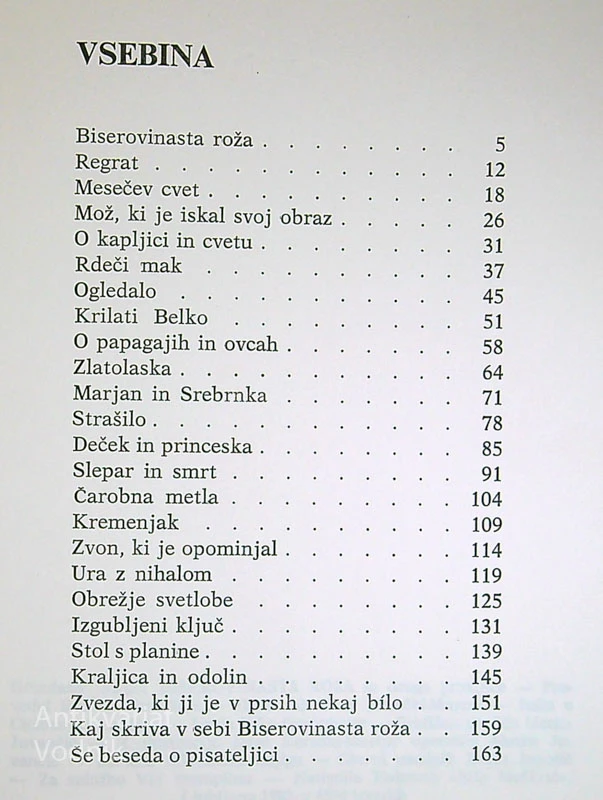 BISEROVINASTA ROŽA IN DRUGE PRAVLJICE, Grozdana Olujić