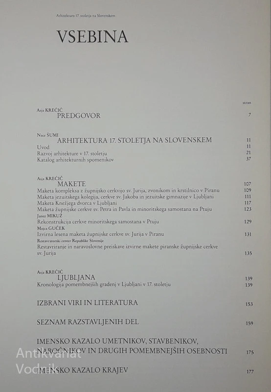 ARHITEKTURA 17. STOLETJA NA SLOVENSKEM, Nace Šumi