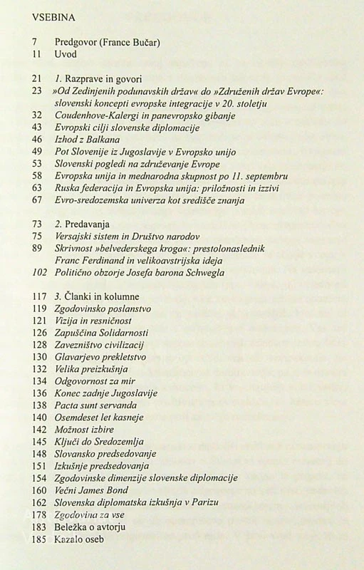OD HABSBURŠKE MONARHIJE DO PANEVROPSKE UNIJE, Andrej Rahten