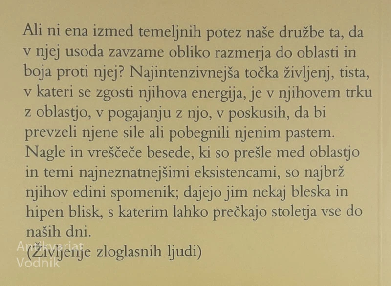 VEDNOST-OBLAST-SUBJEKT, Michel Foucault