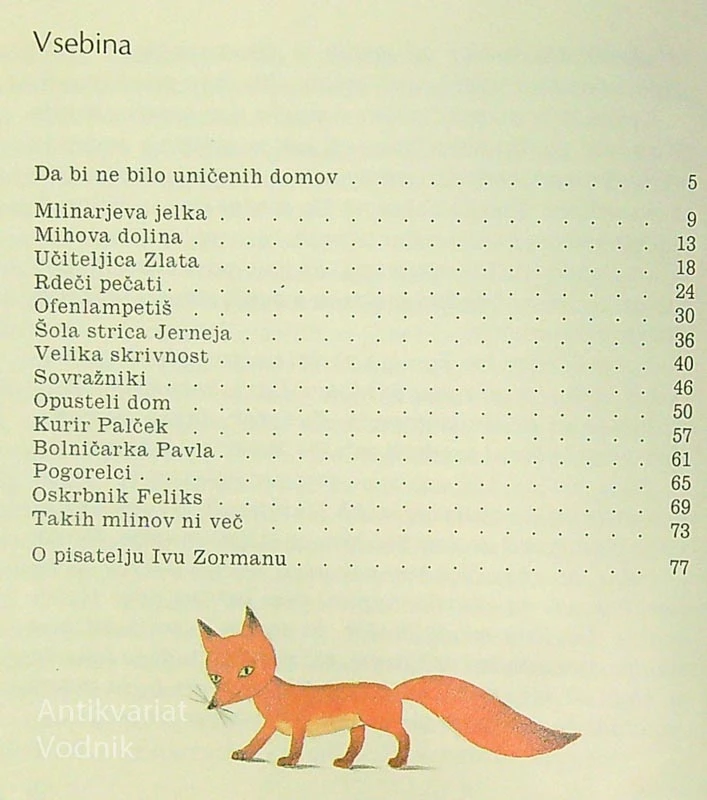 DEKLICA IZ MIHOVEGA MLINA, Ivo Zorman