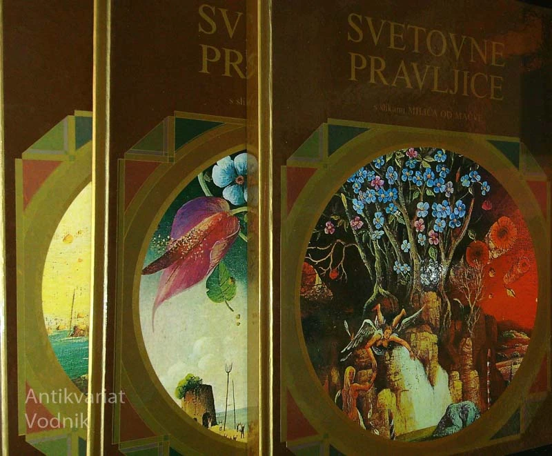 SVETOVNE PRAVLJICE, 1. – 3. del, urednica Cveta Kotevska, ilustriral Milić od Mačve
