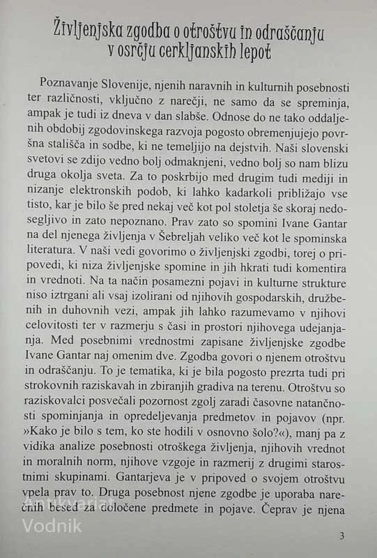 V SEKUNDI OD ANGELA DO HUDIČA, Ivana Gantar