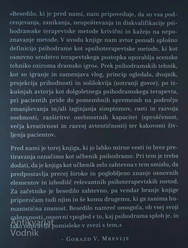 PSIHODRAMA; SPREMEMBA SKOZI AKCIJO, Vladimir Milošević