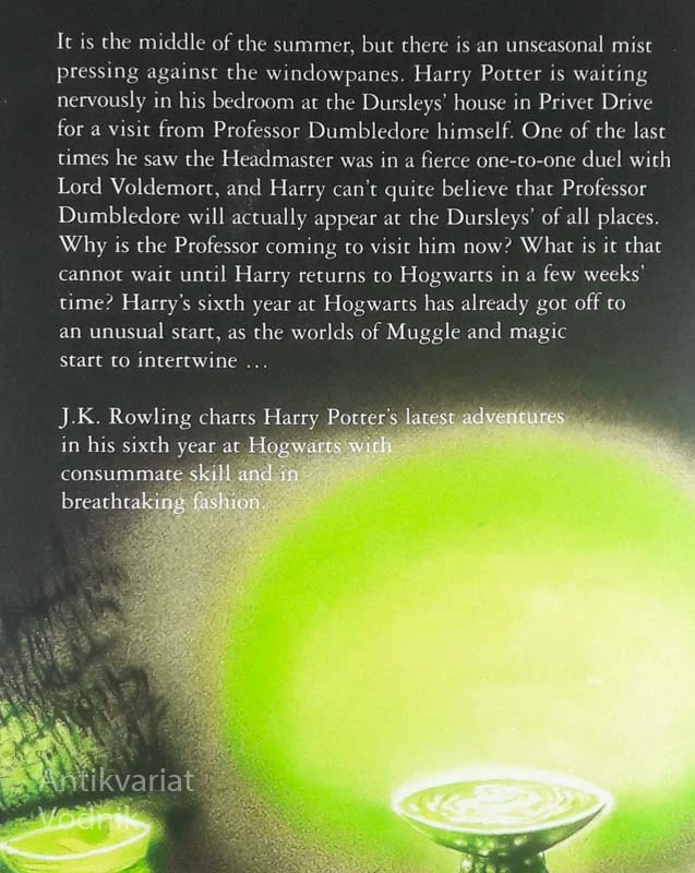 HARRY POTTER AND THE HALF-BLOOD PRINCE, J. K. Rowling