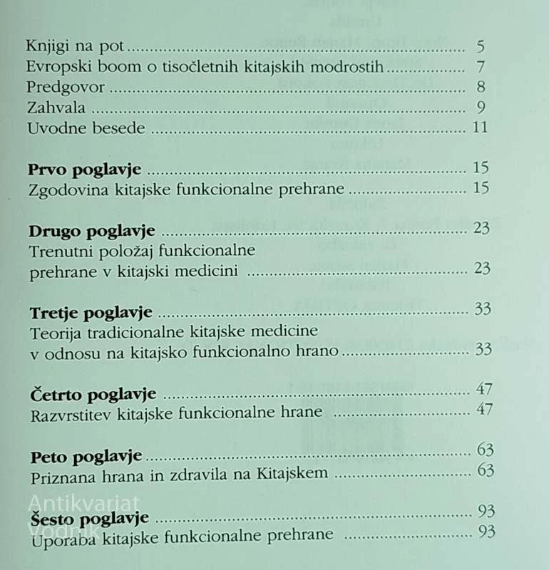 ZDRAVJE NA KROŽNIKU, Dang Yi