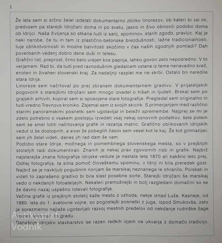 STARA IDRIJA V LINOREZU, Rafael Terpin