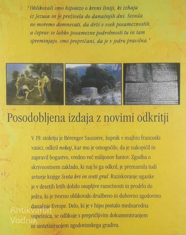 SVETA KRI IN SVETI GRAL, več avtorjev