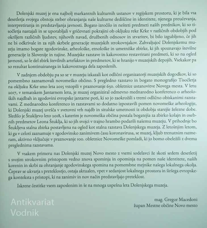 DRAGOCENIH 70; 70 LET DOLENJSKEGA MUZEJA NOVO MESTO, več avtorjev
