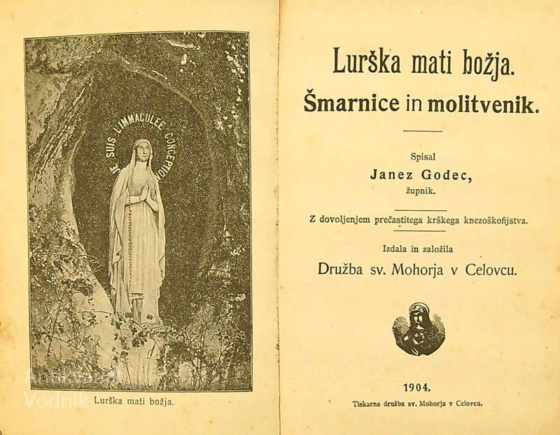 LURŠKA MATI BOŽJA; ŠMARNICE IN MOLITVENIK, Janez Godec