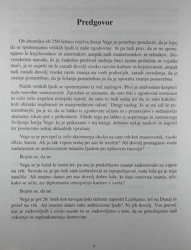 JURIJ VEGA IN NJEGOV ČAS