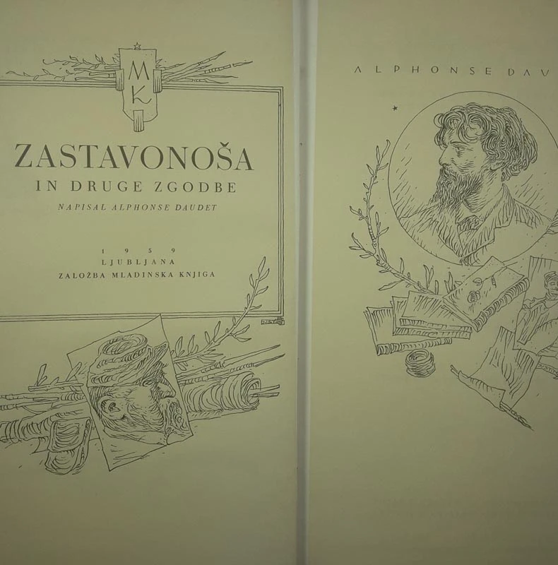 ZASTAVONOŠA IN DRUGE ZGODBE, Alphonse Daudet